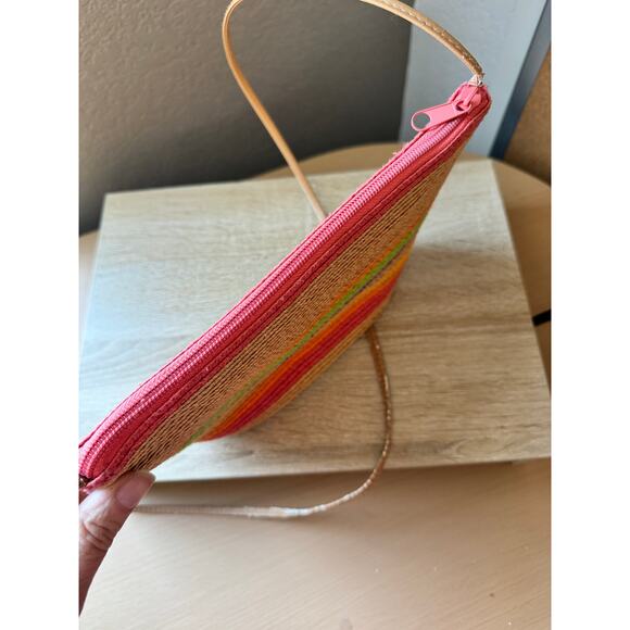 Floral Tapestry Crossbody Handbag – Pink Lining - Picture 8 of 8